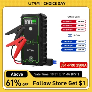 Power Bank 2500a Jump Starter Portable Charger Car Booster 12v Auto Starting - Jump Starter - Aliexpress