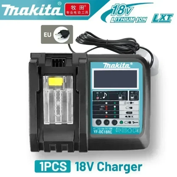 100% original Makita battery, 18V 6.0Ah rechargeable battery, replacing Makita BL1830BL1840BL1850BL1860B, power tool battery - AliExpress  - Ships From : CHINA - Color : MaKita DC18RC LED